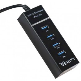 Verity H-402 Super Speed USB 3.0 Hub - 4 Ports