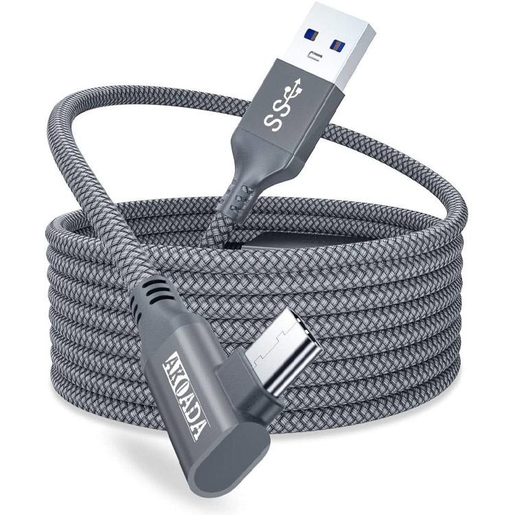 خرید کابل USB تایپ سی AkoAda برای اتصال Quest 2 به PC - شش متر