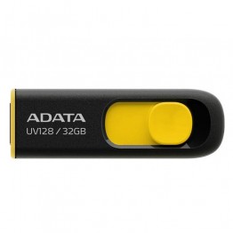 Adata UV128 USB 3.2 Flash Drive - 32GB - Yellow