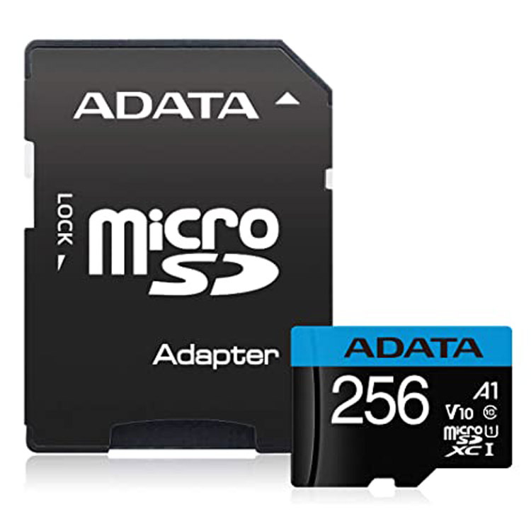 خرید کارت میکرو اس دی ADATA Premier Pro - ظرفیت ۲۵۶ گیگابایت