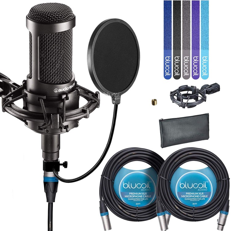 Audio-Technica AT2035 Cardioid Condenser Microphone لوازم استریم