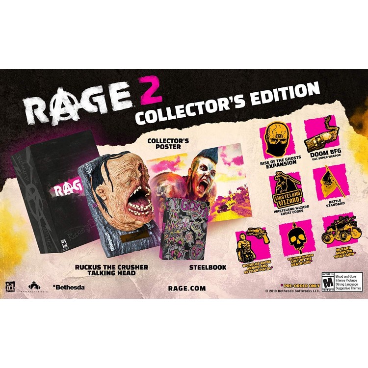 خرید نسخه کالکتور بازی Rage 2 - پلی استیشن 4 خرید نسخه کالکتور بازی Rage 2 - پلی استیشن 4
