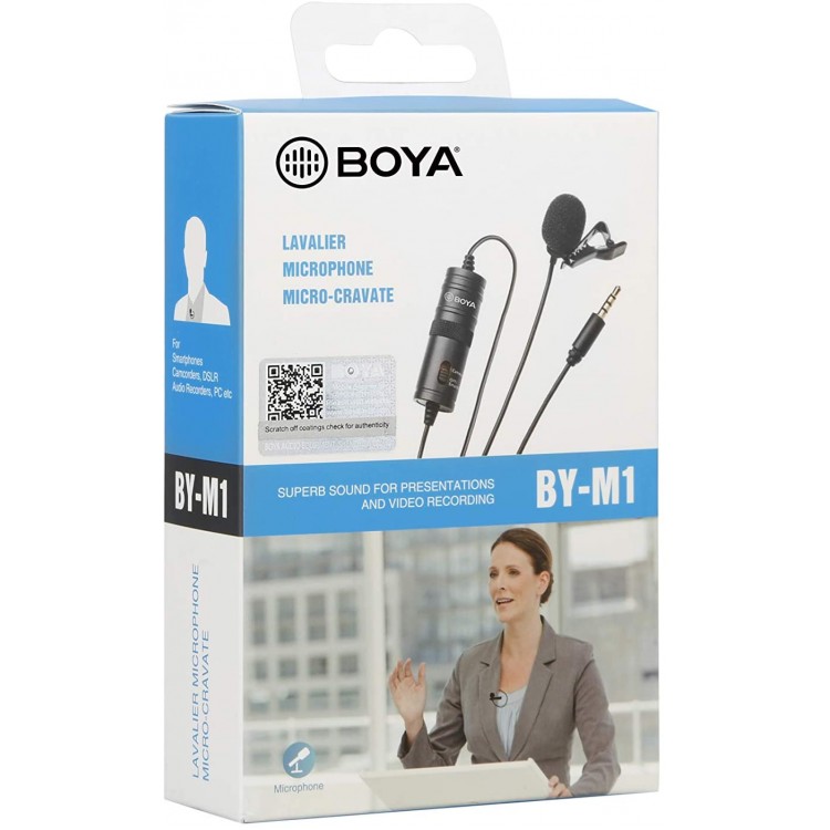 خرید میکروفون یقه ای Boya BY-M1