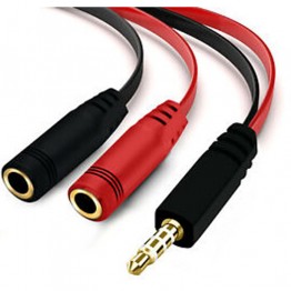 AUX Splitter female to 2 Male Cable