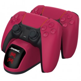 Dobe Charging Dock for PS5 - Red