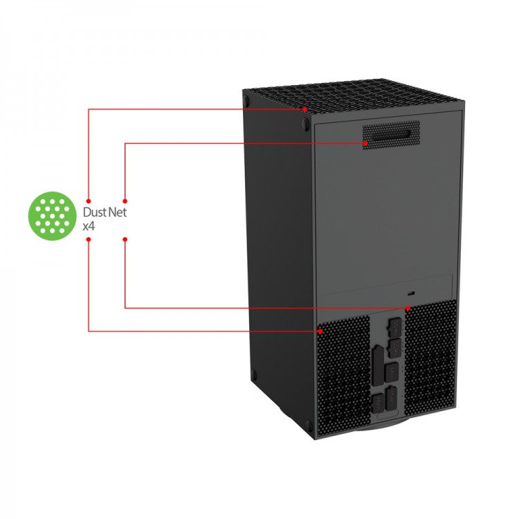 خرید پک ضد غبار Dobe مخصوص ایکس باکس سری ایکس