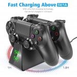 خرید پایه شارژر دوگانه Dobe برای PS4 - سیاه