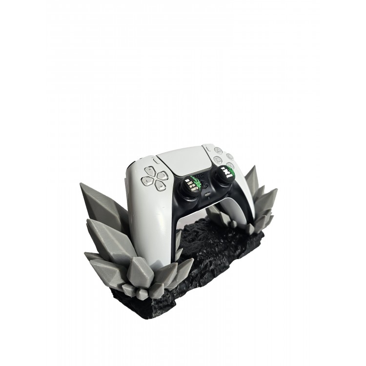 خرید پایه گیم پد روسان - طرح کریستال خاکستری