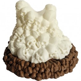 Gallery Rosan Game Pad Stand - Skull Pile - Brown