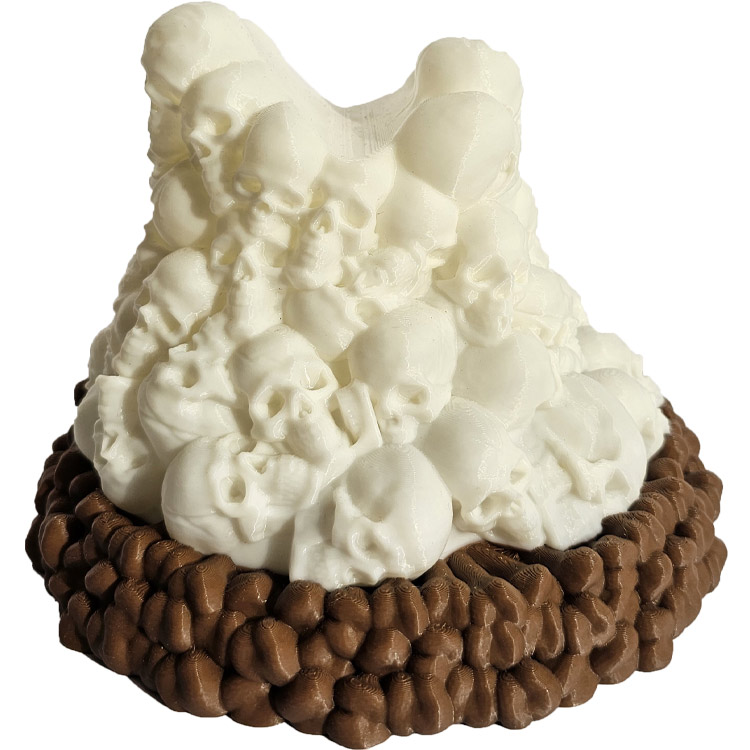 خرید پایه گیم پد روسان - طرح کوه جمجمه - قهوه‌ای