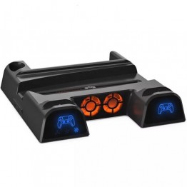 Dobe Multi-Functional Cooling Charging Dock for PS5 - Black