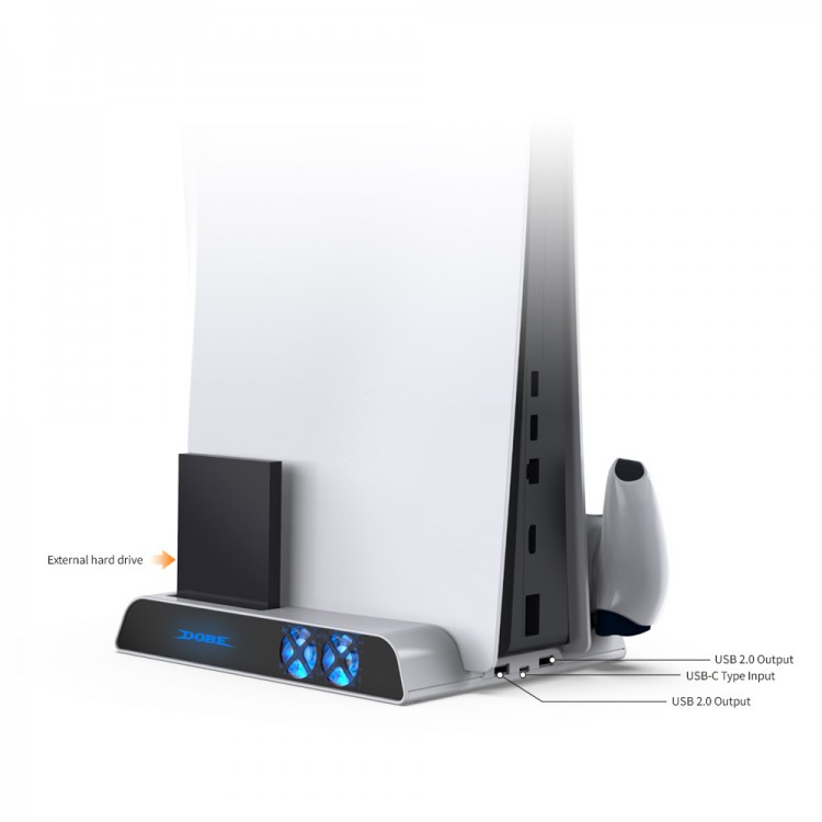 خرید پایه خنک‌کننده Dobe برای تمام مدل‌های PS5