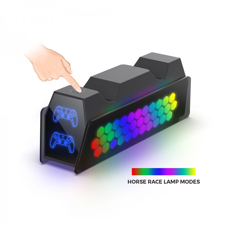 خرید پایه شارژر Dobe RGB مخصوص PS5