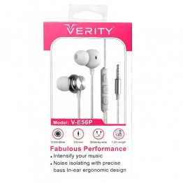 Verity E-56P Earphones - White