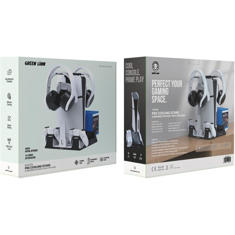 خرید پایه شارژر Green Lion مخصوص PS5