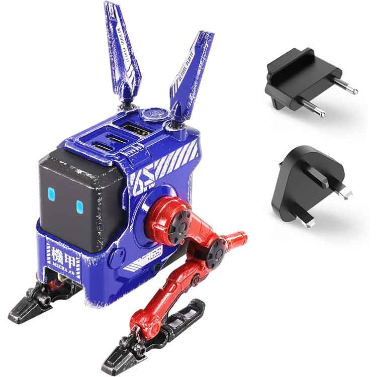 خرید شارژر GravaStar Alpha65 - دارای دو شاخه و سه شاخه - نسخه Captain