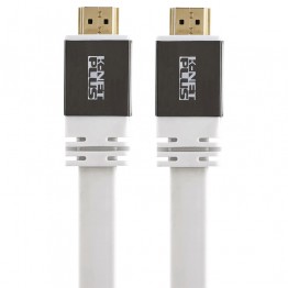 K-net Plus HDMI 2.0 4K Cable - White - 1.8M