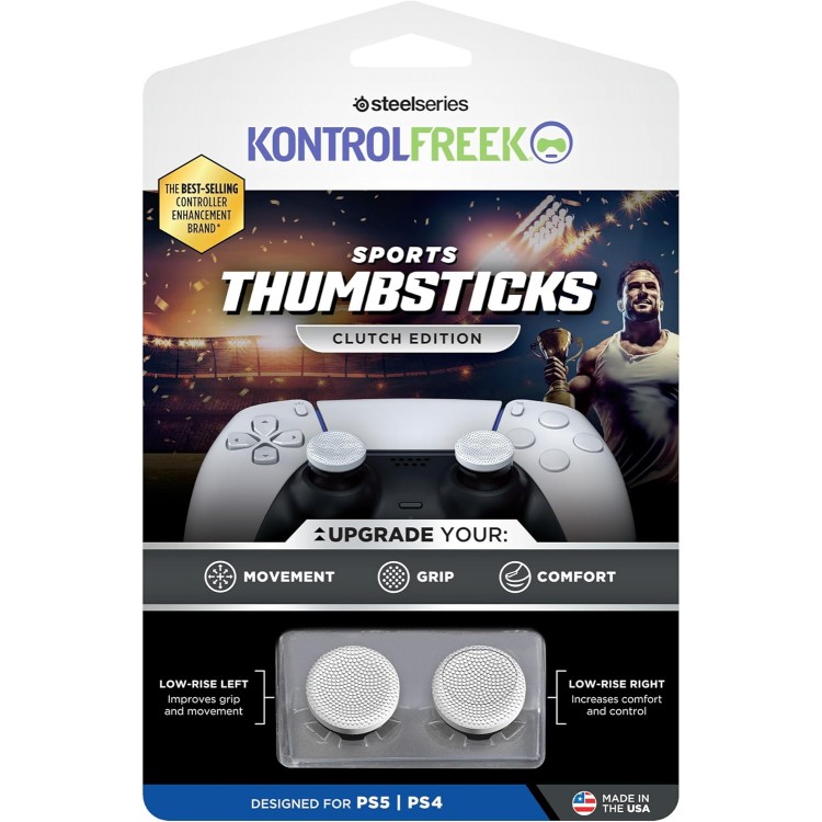 خرید روکش آنالوگ KontrolFreek Sports مخصوص پلی استیشن - طرح Clutch سفید
