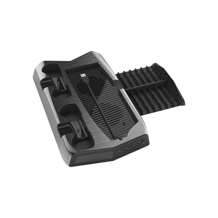 پایه عمودی خنک کننده و شارژر KJH برای PS5 - سیاه