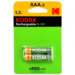 Kodak AAA 650mAh Rechargeable Battery x2