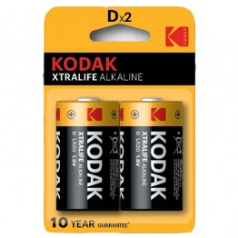Kodak D Xtralife Alkaline Battery x2