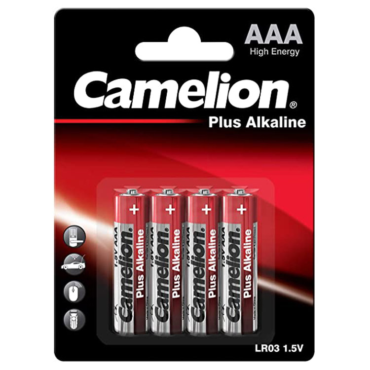 خرید باتری نیم قلمی Camelion LR03 - پک چهارتایی