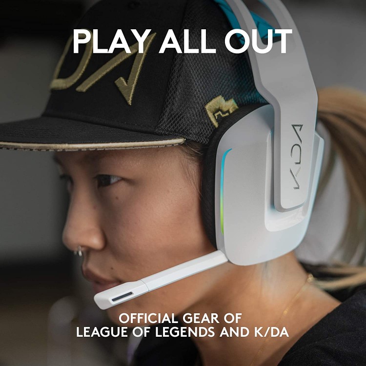 خرید هدست گیمینگ Logitech G733 Lightspeed - طرح KDA مخصوص بازی League of Legends