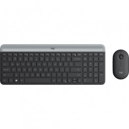 Logitech MK470 Slim Wireless Mouse & Keyboard - Graphite
