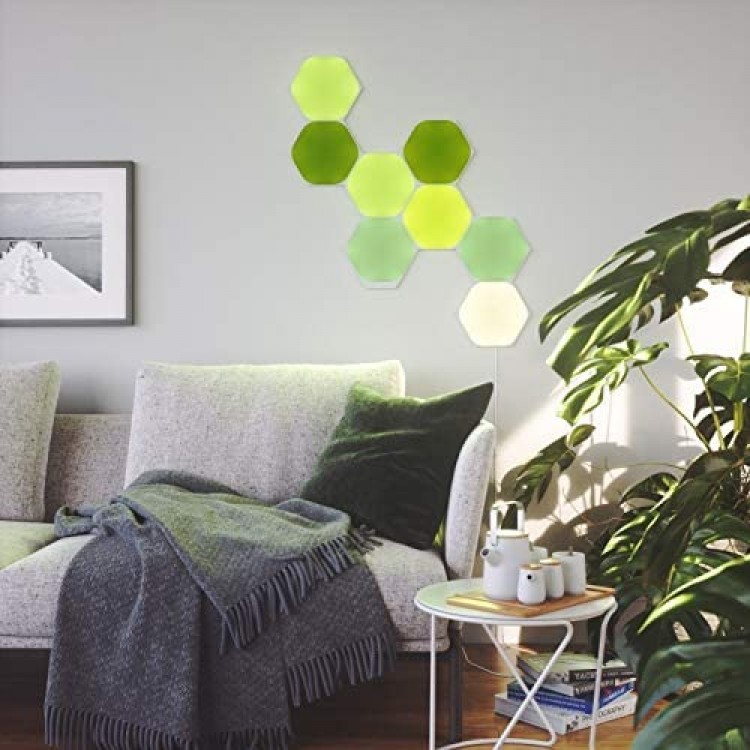 خرید پنل روشنایی هوشمند Nanoleaf - پک Starter Kit شامل ۹ قطعه - شکل شش ضلعی