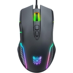 Onikuma CW905 Wired Gaming Mouse - Black