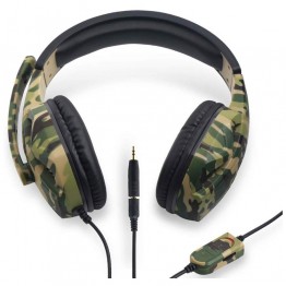 OiVO High Power Bass Headphone Gaming - Army Camo
