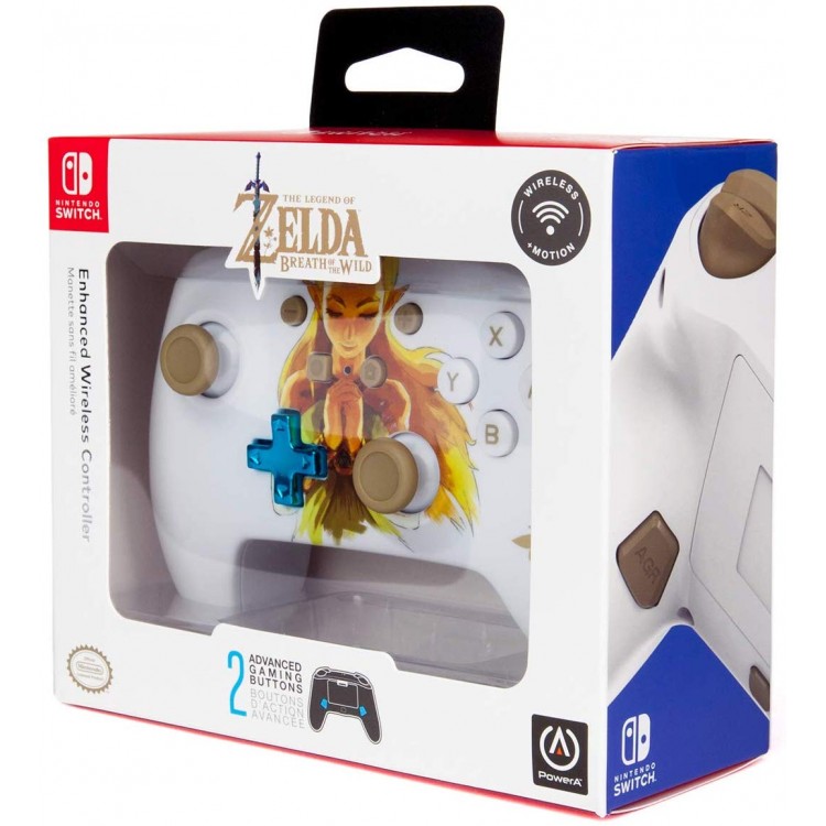 خرید کنترلر بی‌سیم PowerA Enhanced برای نینتندو سوییچ - طرح Princess Zelda