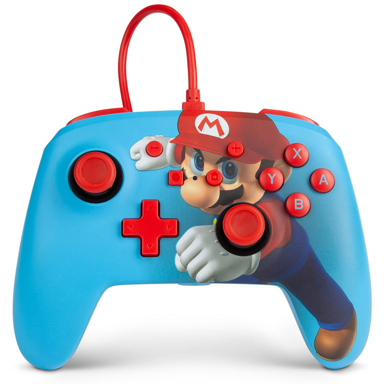 خرید کنترلر PowerA Enhanced  نینتندو سوییچ - طرح Super Mario