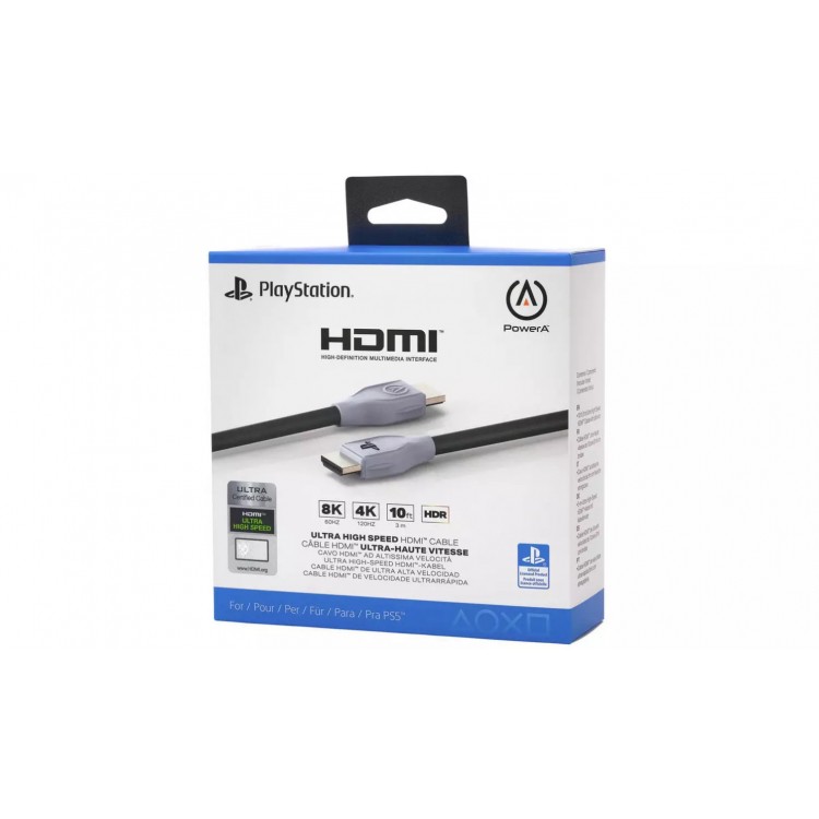 خرید کابل PowerA HDMI 2.1 مخصوص PS5 - سه متر