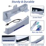 خرید پایه افقی PGTech با چهار پورت USB برای PS5 اسلیم و پرو