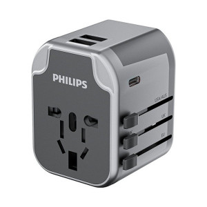 Philips Universal Plug Adapter with Fast Charging