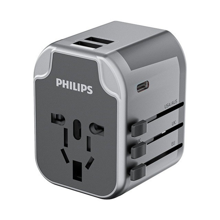 خرید آداپتور برق یونیورسال Philips با قابلیت شارژ سریع