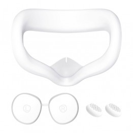 QUEST 2 Silicone Face and Lens Cover - White