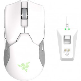 Razer Viper Ultimate Wireless Gaming Mouse with Charging Dock - Mercury White