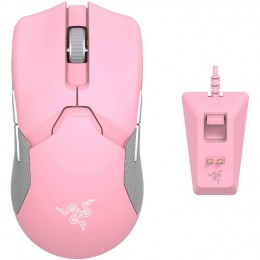 Razer Viper Ultimate Wireless Gaming Mouse with Charging Dock - Quartz Pink