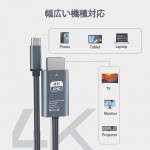خرید کابل USB-C به HDMI - طول ۱.۸ متر