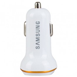Samsun Car Charger Adapter - White