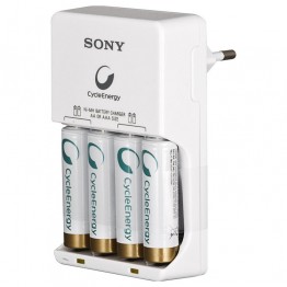 Sony CyberEnergy AA Batteries with Power Charger