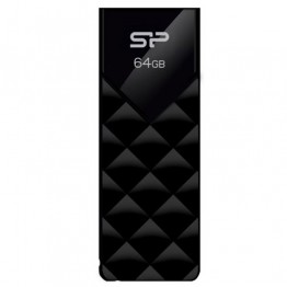 Silicon Power Blaze B03 64GB USB3.2 Gen 1 Flash Drive - Black