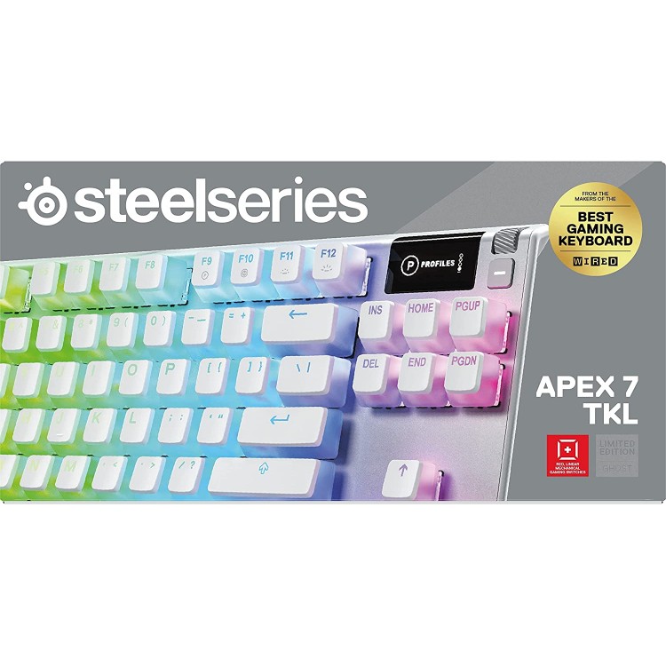 خرید کیبورد SteelSeries Apex 7 TKL - کلیدهای قرمز