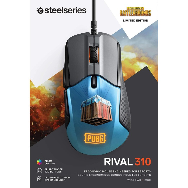 خرید موس گیمینگ SteelSeries Rival 310 - طرح پابجی