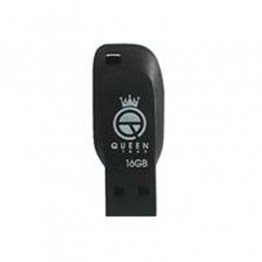 Queen tech 102 Flash Memory USB 2.0 - 16GB - Black