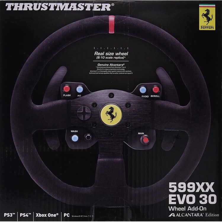 خرید افزونه فرمان Thrustmaster 599XX EVO 30 - نسخه Alcantara