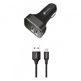 ProOne Car Charger with Micro USB Cable - Black