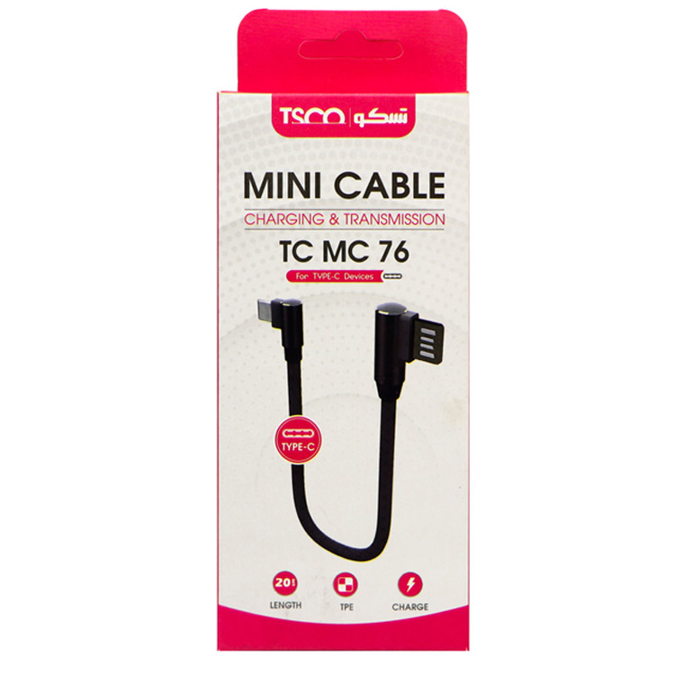 TSCO TC-MC76 USB Type-C Cable لوازم جانبی 